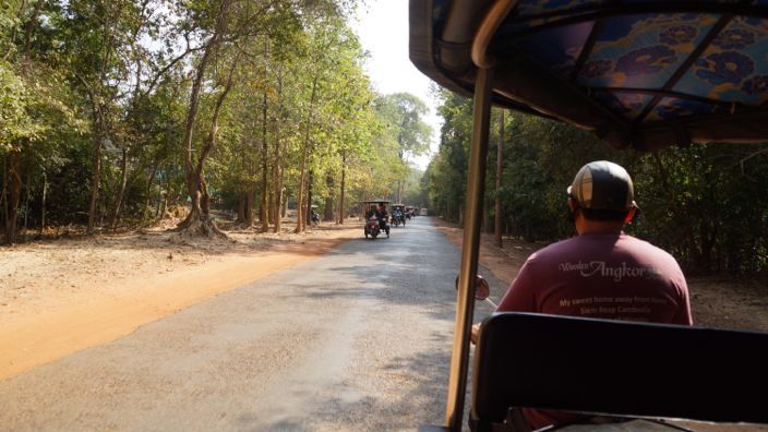 Across Angkor by Tuk Tuk