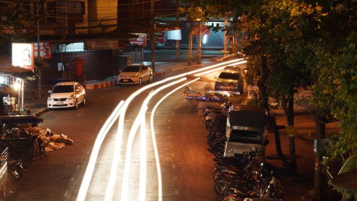 Chiang Mai Streets at Night