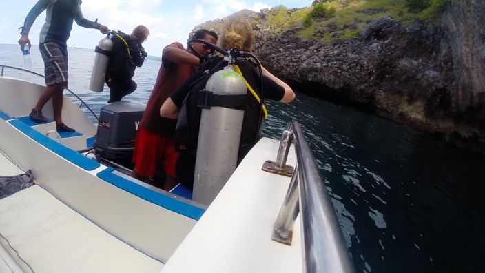 Scubadiving Koh Lanta speed boat