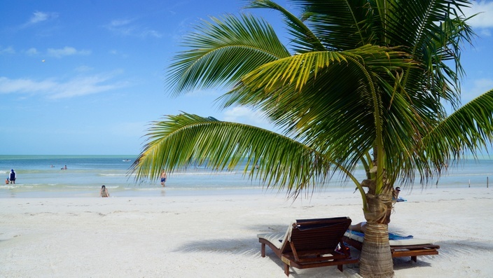 Strand auf Isla Holbox