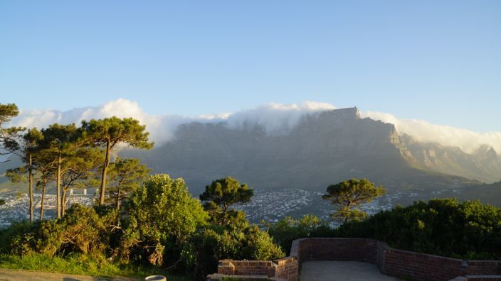 Cape Town Table Mountain Cloudy