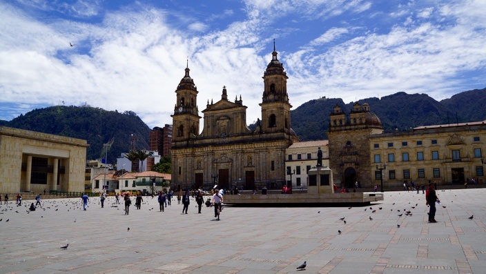 Bogotá, Plaza Bolívar Kathedrale