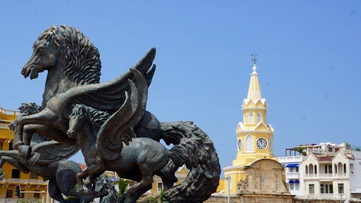 Clock Tower Cartagena, Kolumbien