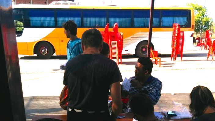 Laos to Cambodia Bus Terminal