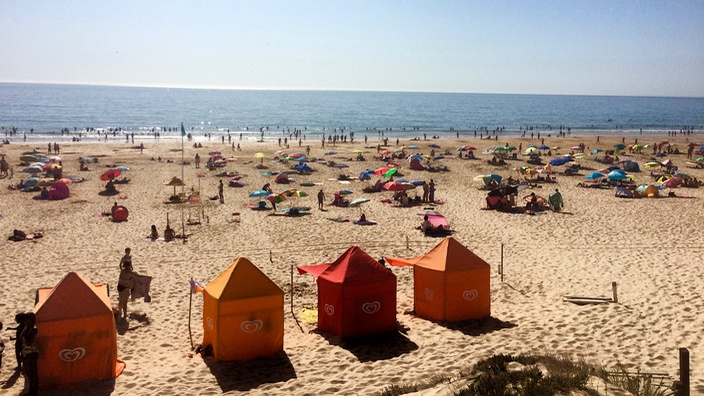 Fonte da Telha Strand, nahe Lissabon