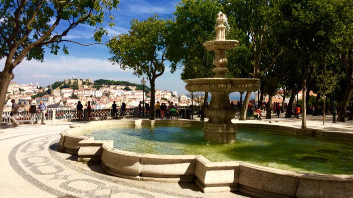 Lissabon Brunnen