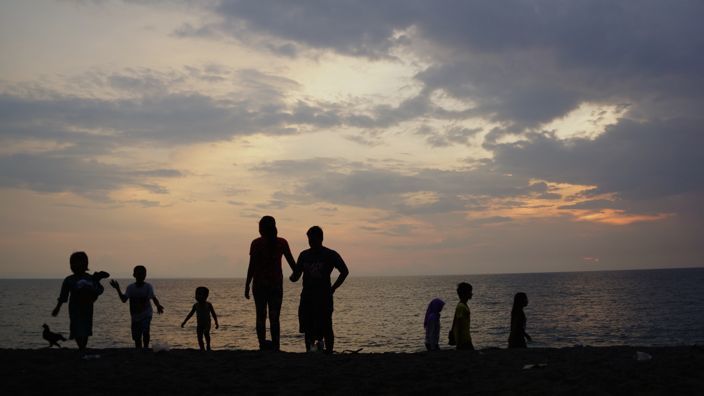 Lombok Beach Senggigi Sunset