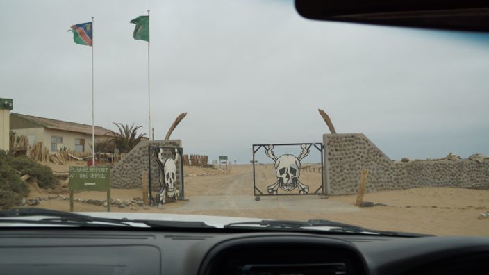 Namibia Skeleton Coast Park Entrance