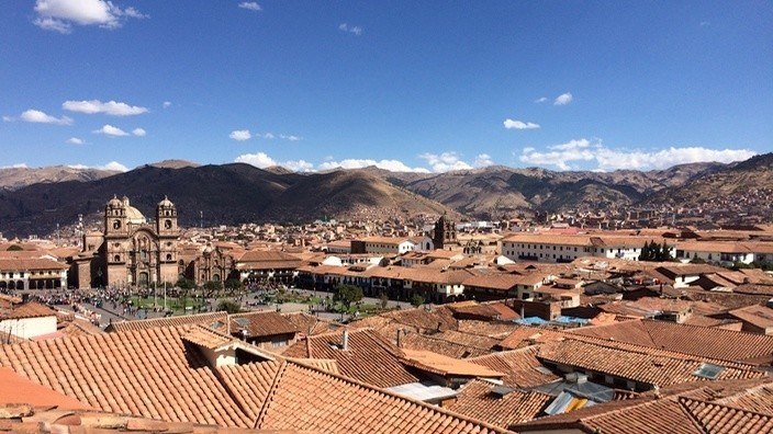 Plaza de Armas in Cusco, Peru