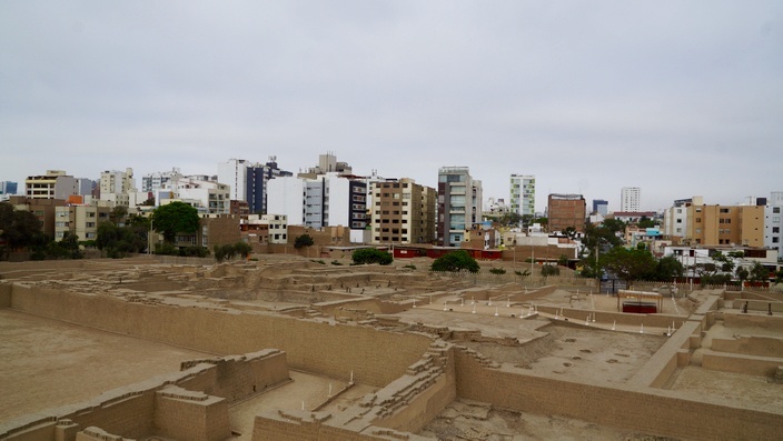 Pyramide in Lima, Peru