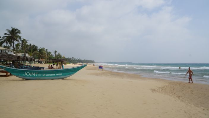 Sri Lanka Narigama Beach Joint in South Wind