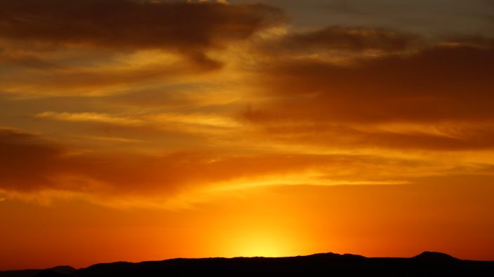 South Africa Nieu-Bethesda sunset
